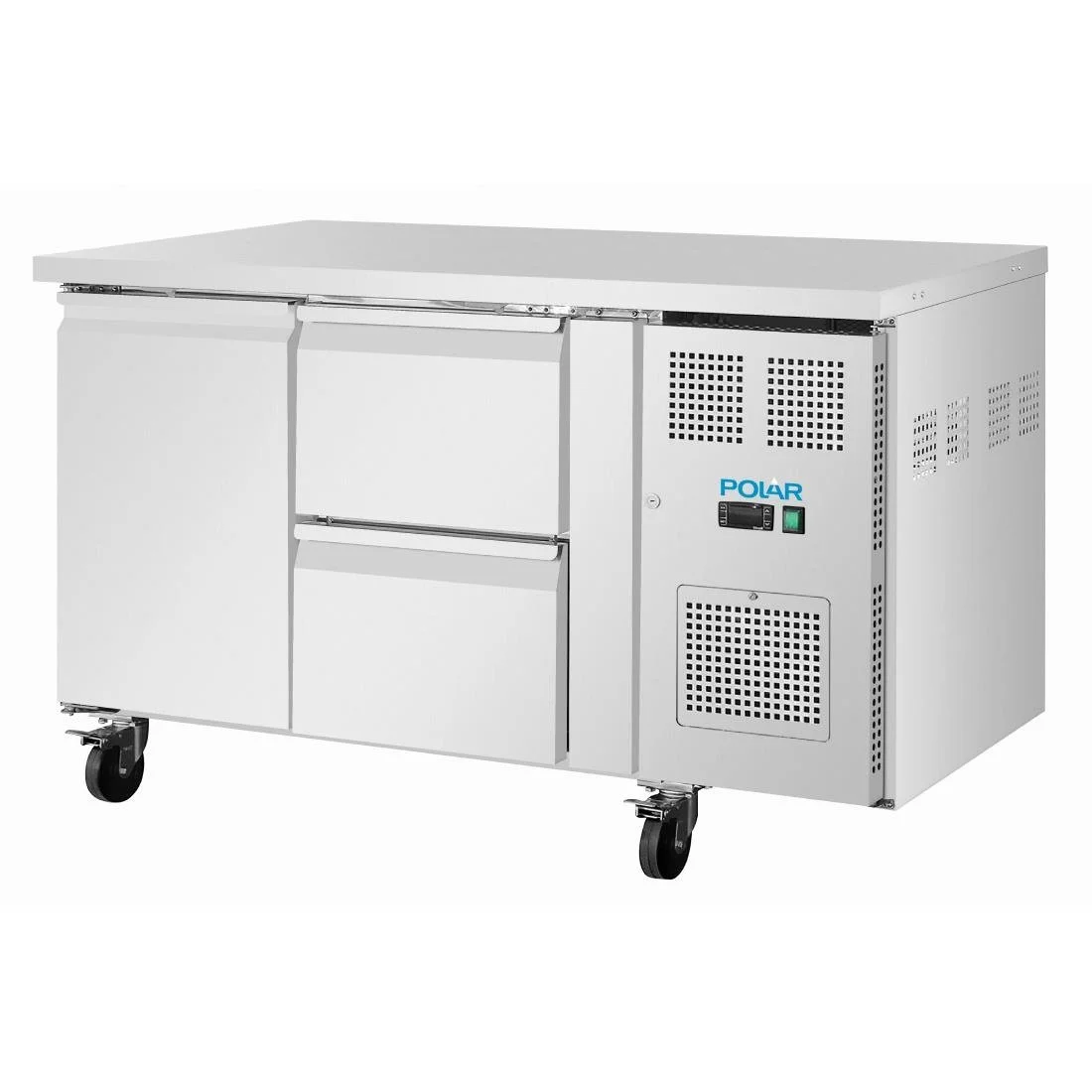 Polar U-Series 1 Door & 2 Drawer Counter Fridge - Image 4