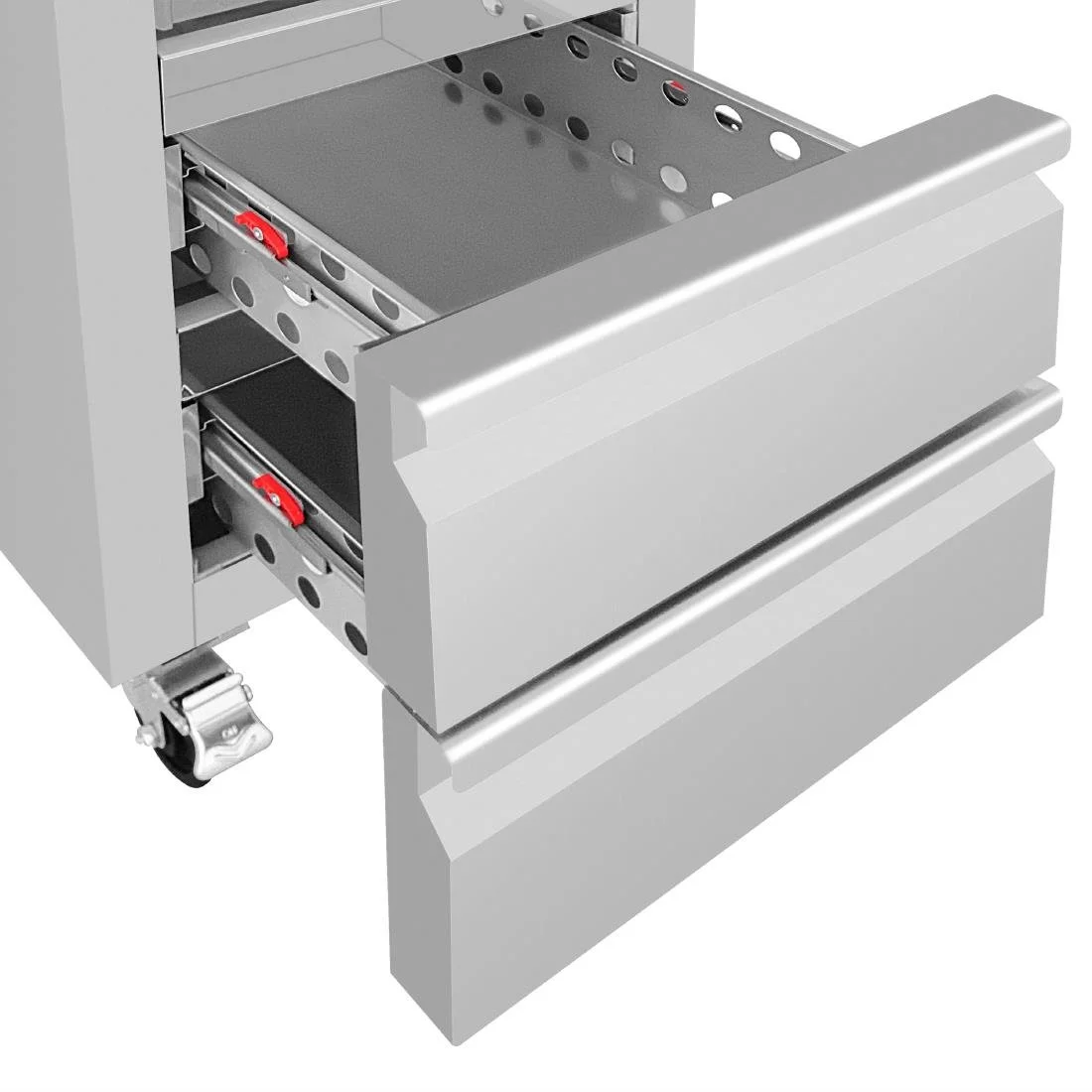 Polar G-Series Single Door & 2 Drawer Slimline GN Cabinet Refrigerator - Image 7