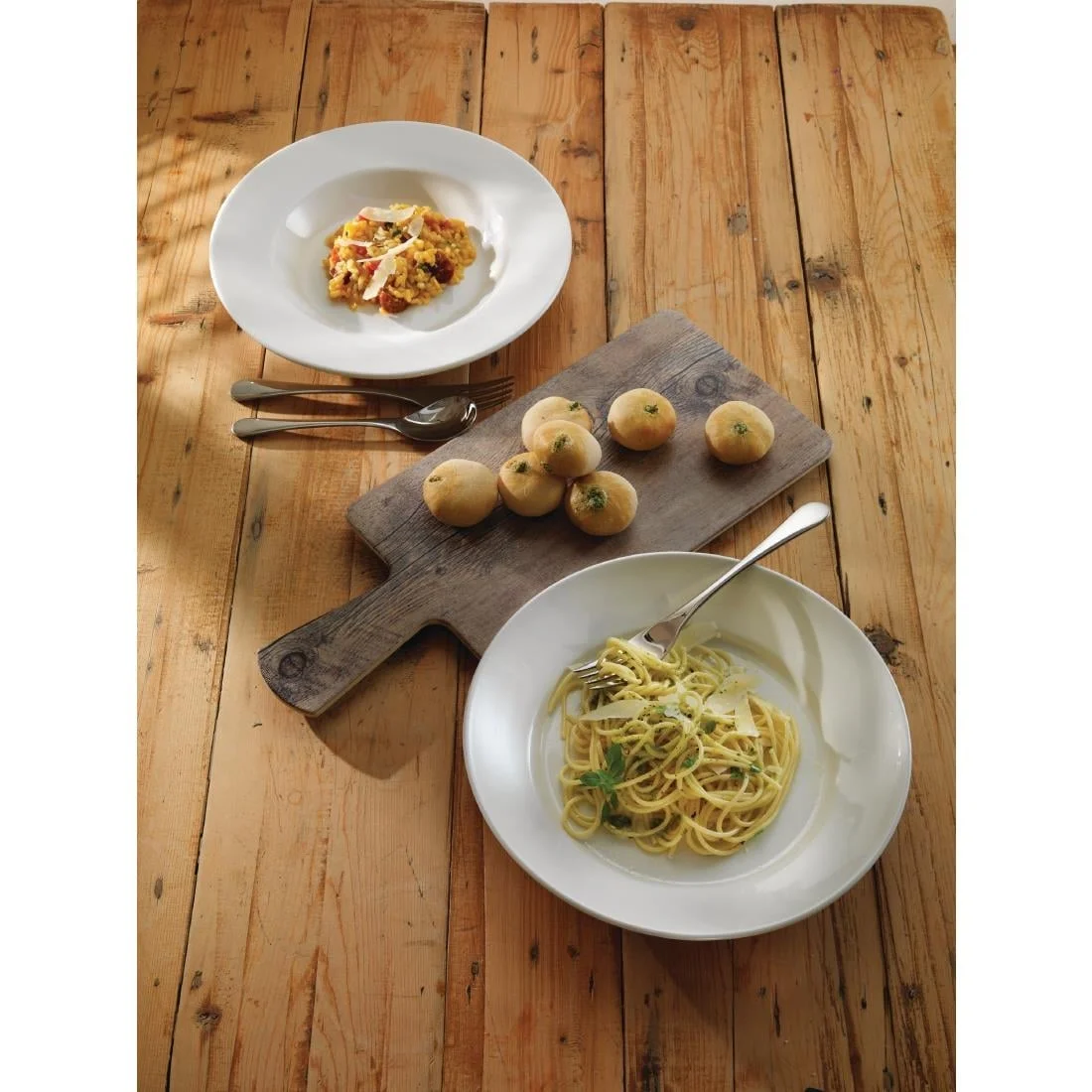 Steelite Simplicity White Pasta Dishes 270mm - Image 3