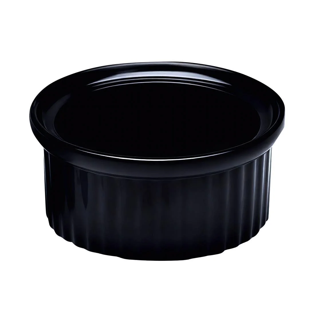 Steelite Must Haves Melamine Ramekins Black 60ml (12 Pack) - Image 1