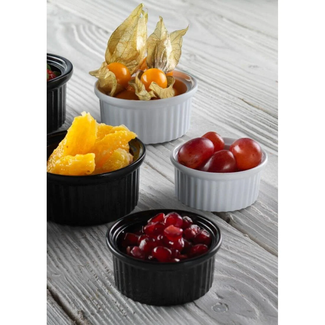 Steelite Must Haves Melamine Ramekins Black 120ml (12 Pack) - Image 2