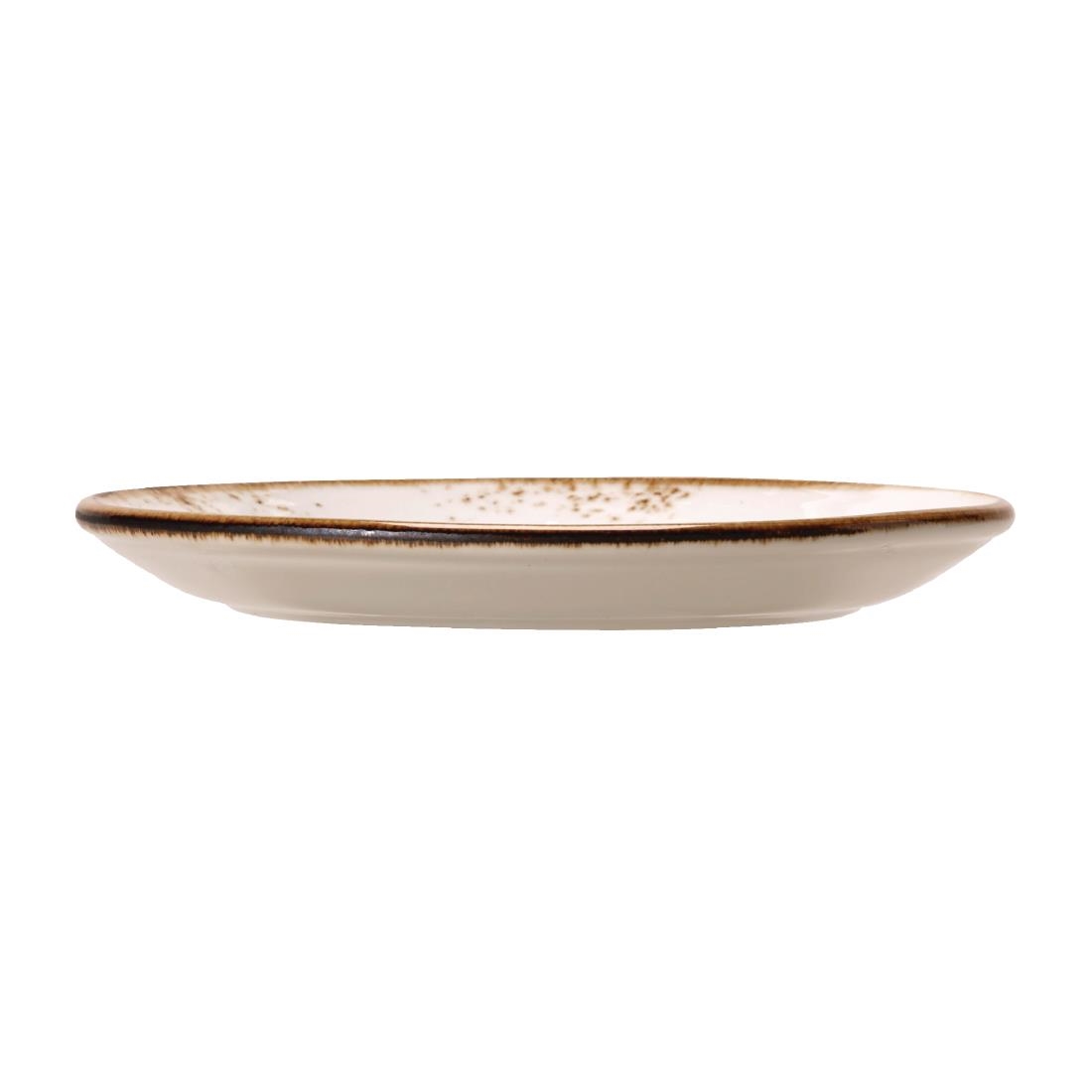 Steelite Craft White Stand and Saucer Double Well Large