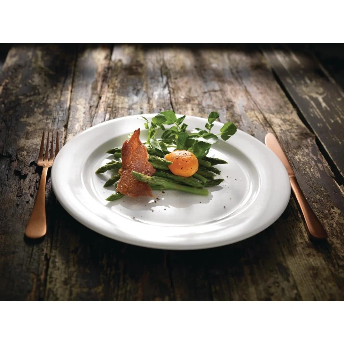 Steelite Monaco White Vogue Plates 255mm - Image 2