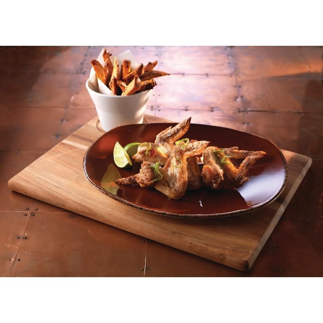 Steelite Terramesa Mocha Spice Plates 202mm - Image 2