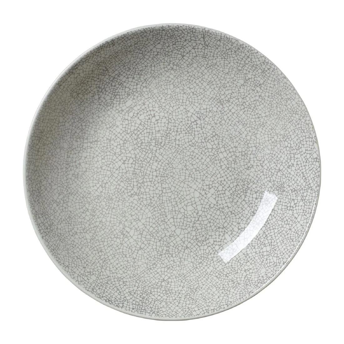 Steelite Ink Crackle Grey Coupe Bowls 253mm (12 Pack)