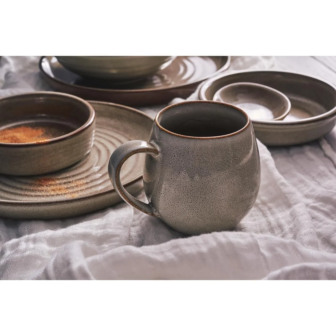 Robert Gordon Potters Collection Pier Handled Deep Dishes 168mm (12 Pack) - Image 3