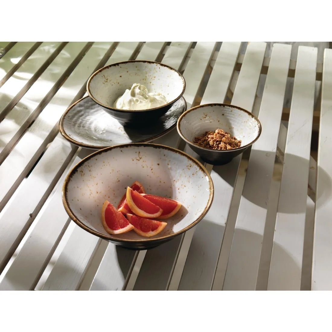 Steelite Craft Melamine Bowls White 143mm (6 Pack) - Image 4