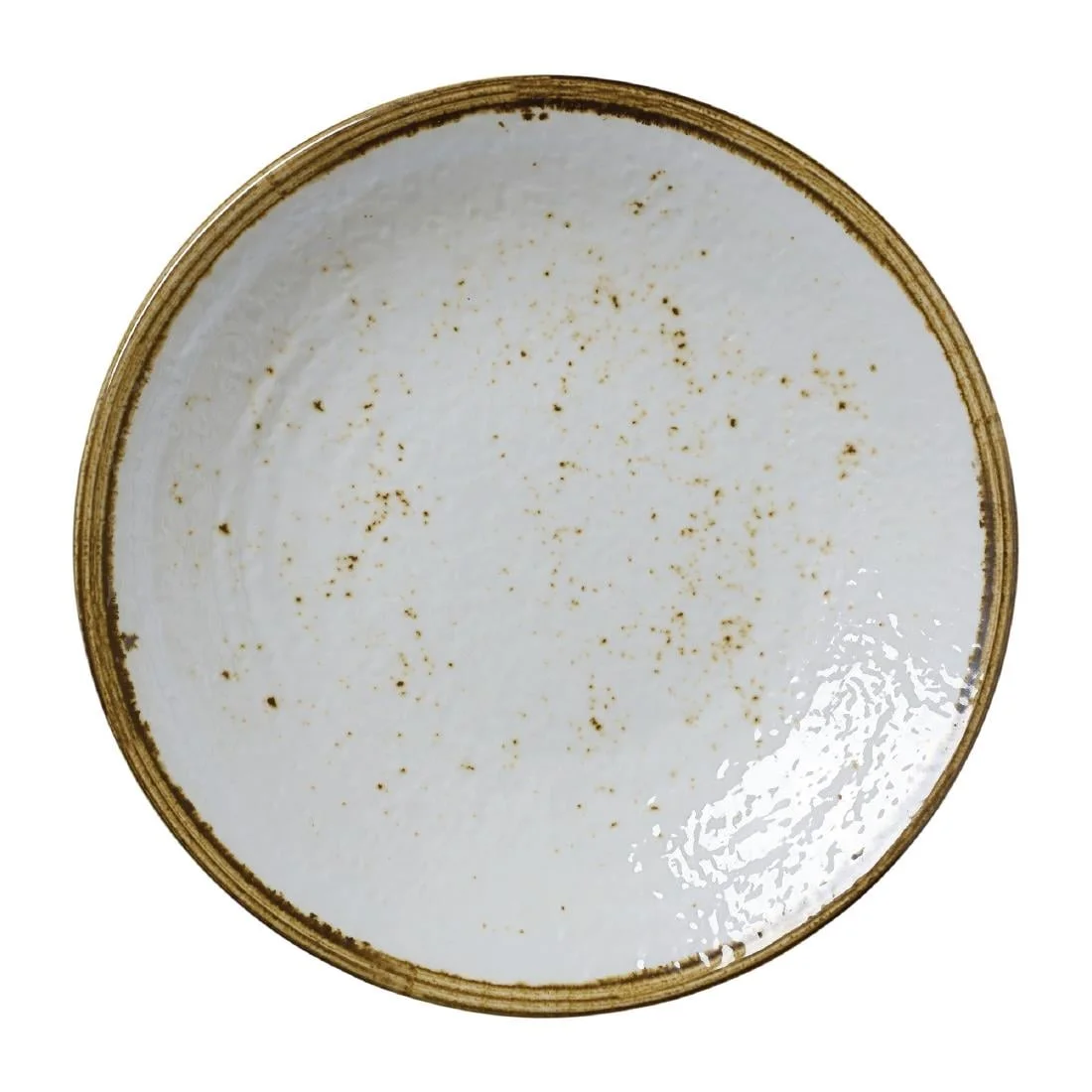 Steelite Craft Melamine Coupe Plates White 254mm (6 Pack)