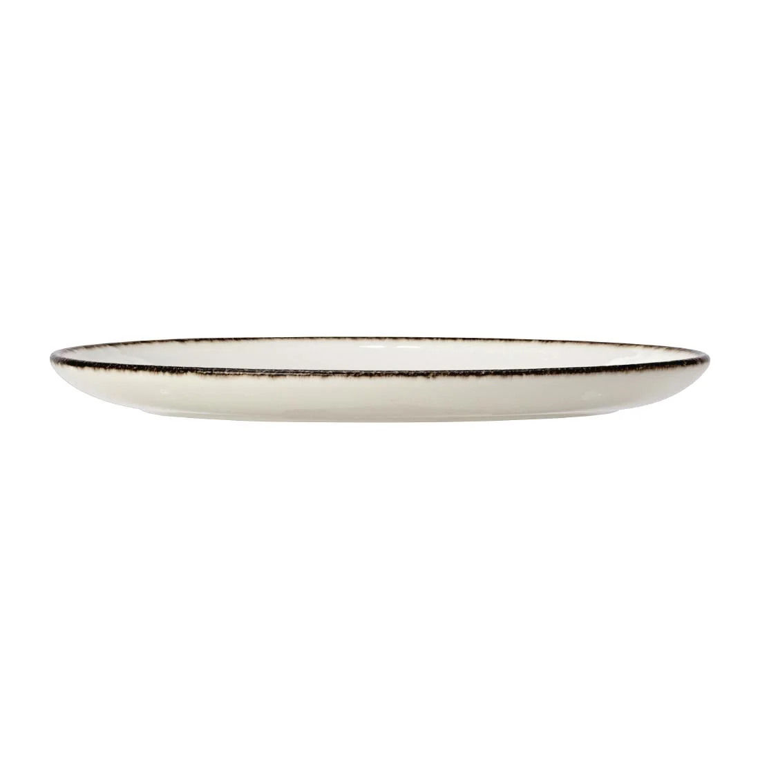 Steelite Charcoal Dapple Oval Coupe Plates 202mm (24 Pack) - Image 2