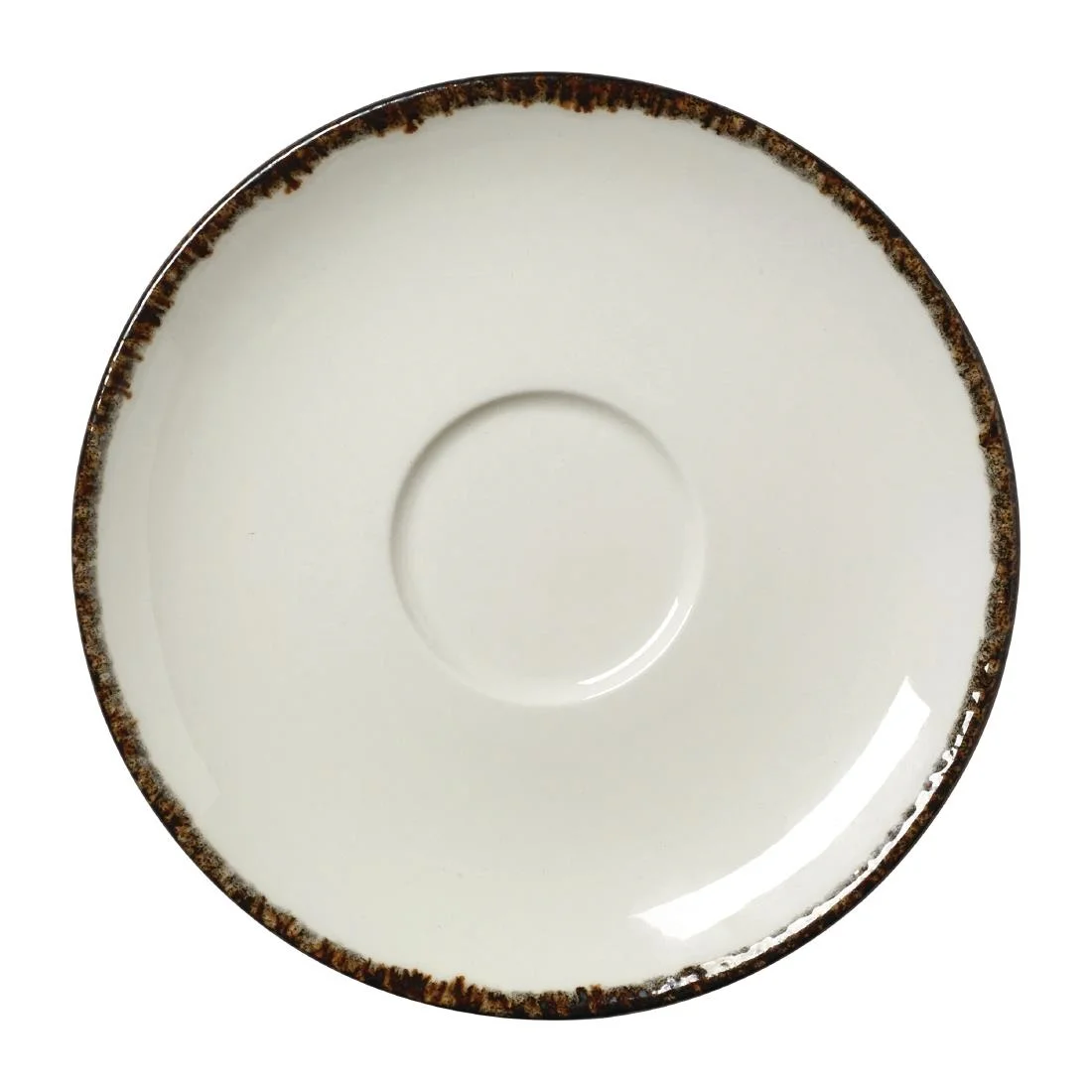 Steelite Charcoal Dapple Saucers 150mm (36 Pack)