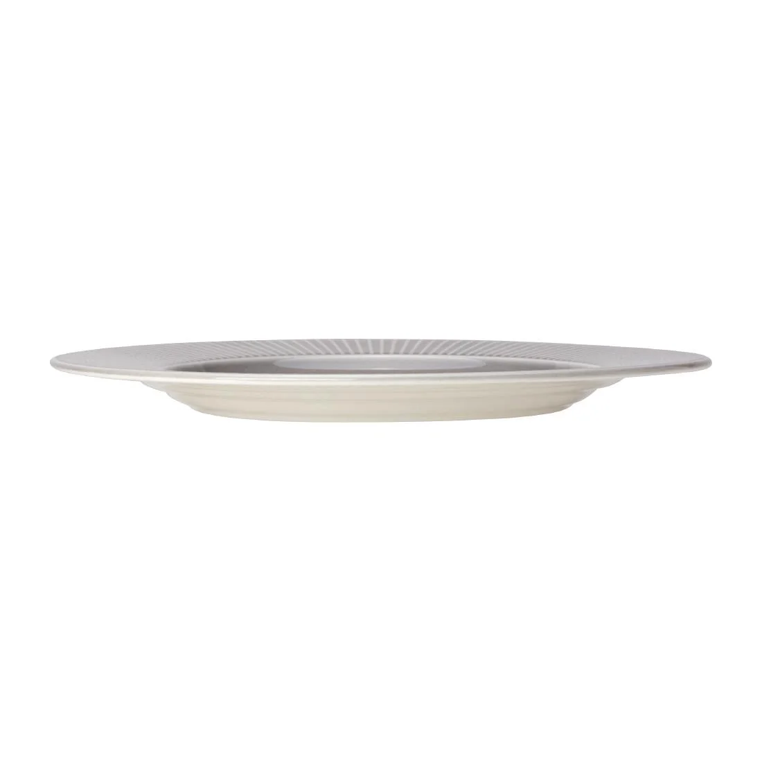 Steelite Willow Mist Gourmet Plates Large Well Grey 285mm (6 Pack) - Image 2