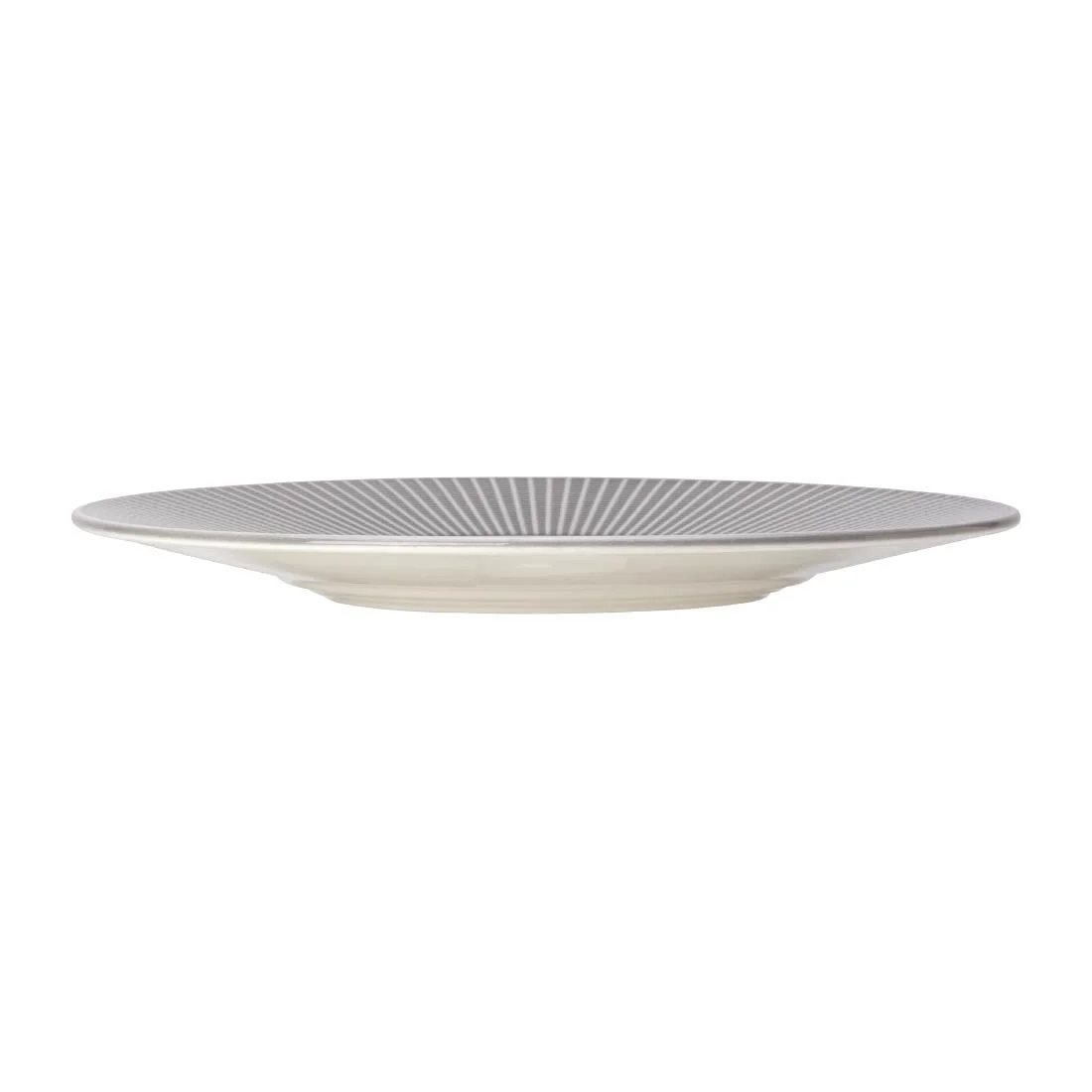 Steelite Willow Mist Gourmet Plates Medium Well Grey 285mm (6 Pack) - Image 2