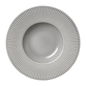 Steelite Willow Mist Gourmet Deep Rimmed Bowls Grey 285mm (6 Pack)