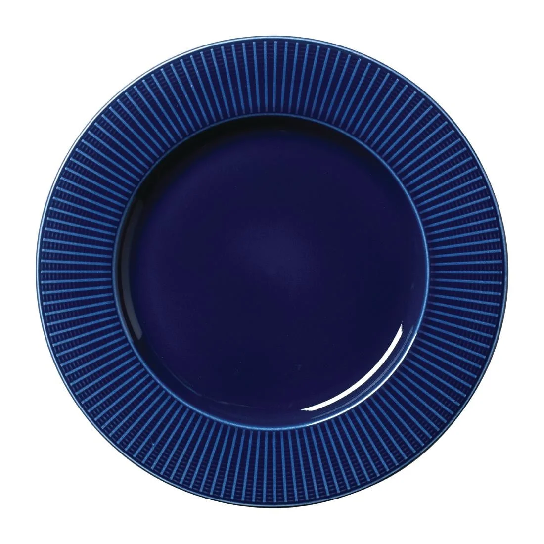 Steelite Willow Azure Gourmet Plates Large Well Blue 285mm (6 Pack)