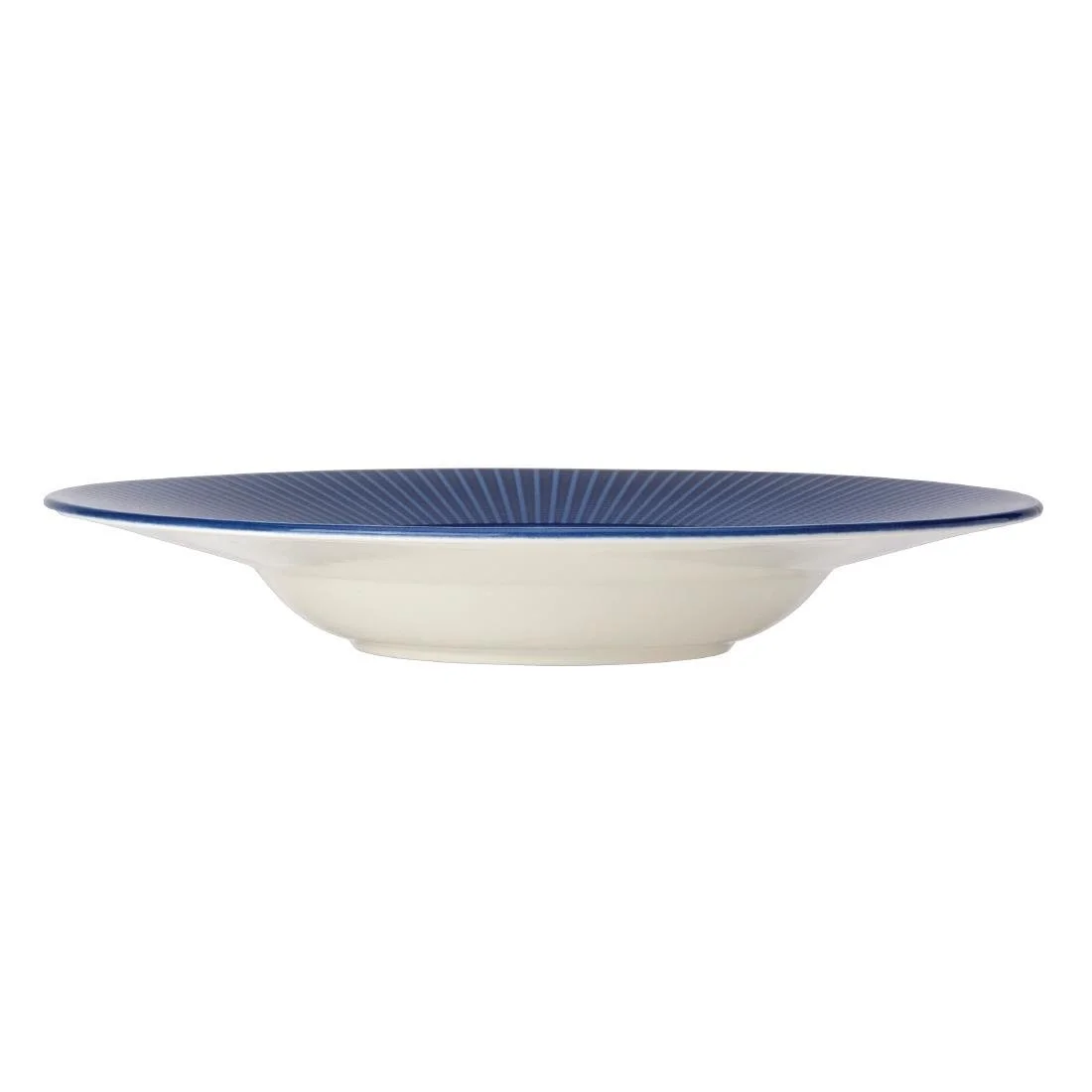 Steelite Willow Azure Gourmet Deep Rimmed Bowls Blue 285mm (6 Pack) - Image 2