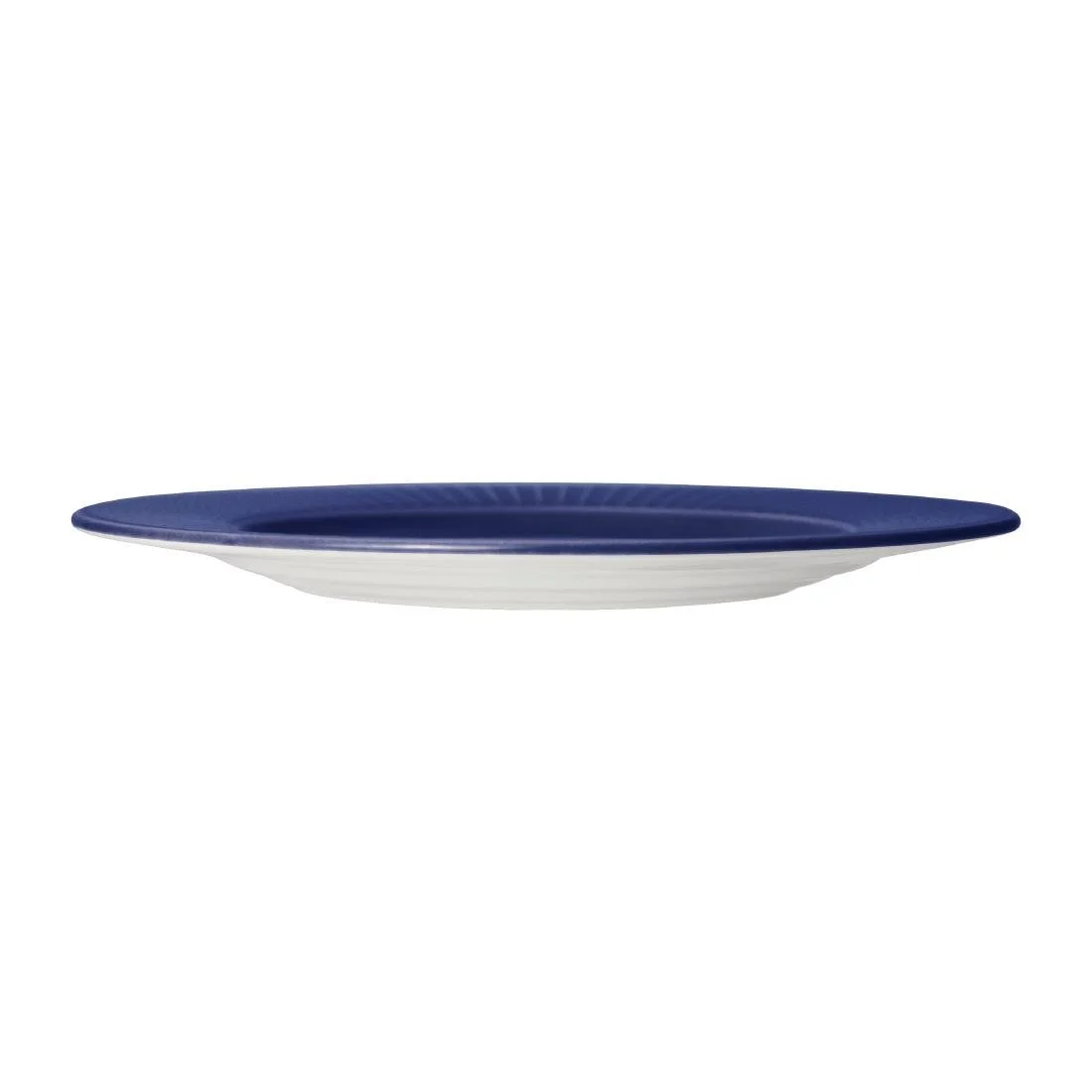 Steelite Willow Azure Accent Gourmet Plates Blue 185mm (12 Pack) - Image 4