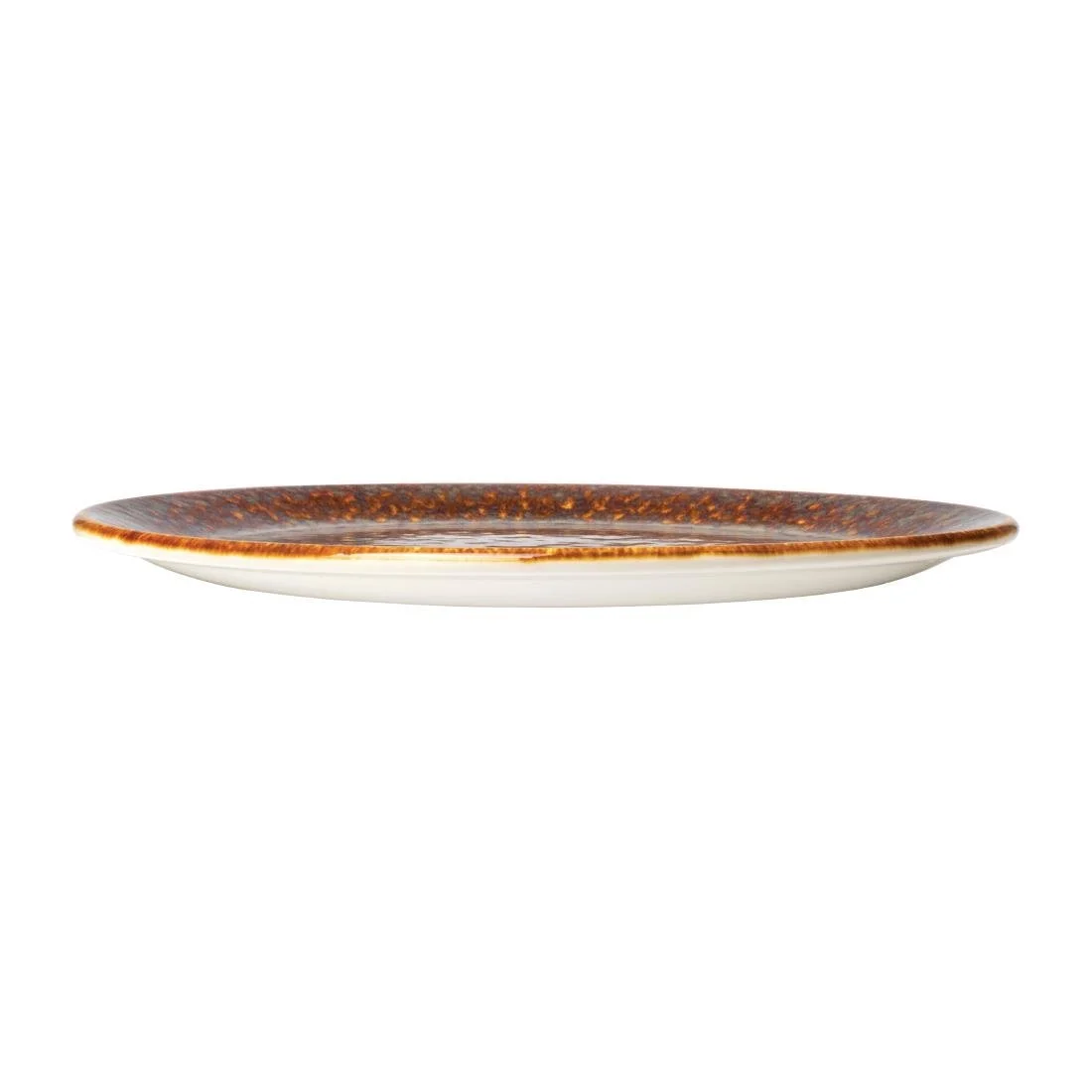 Steelite Vesuvius Coupe Plates Amber 300mm (12 Pack) - Image 2