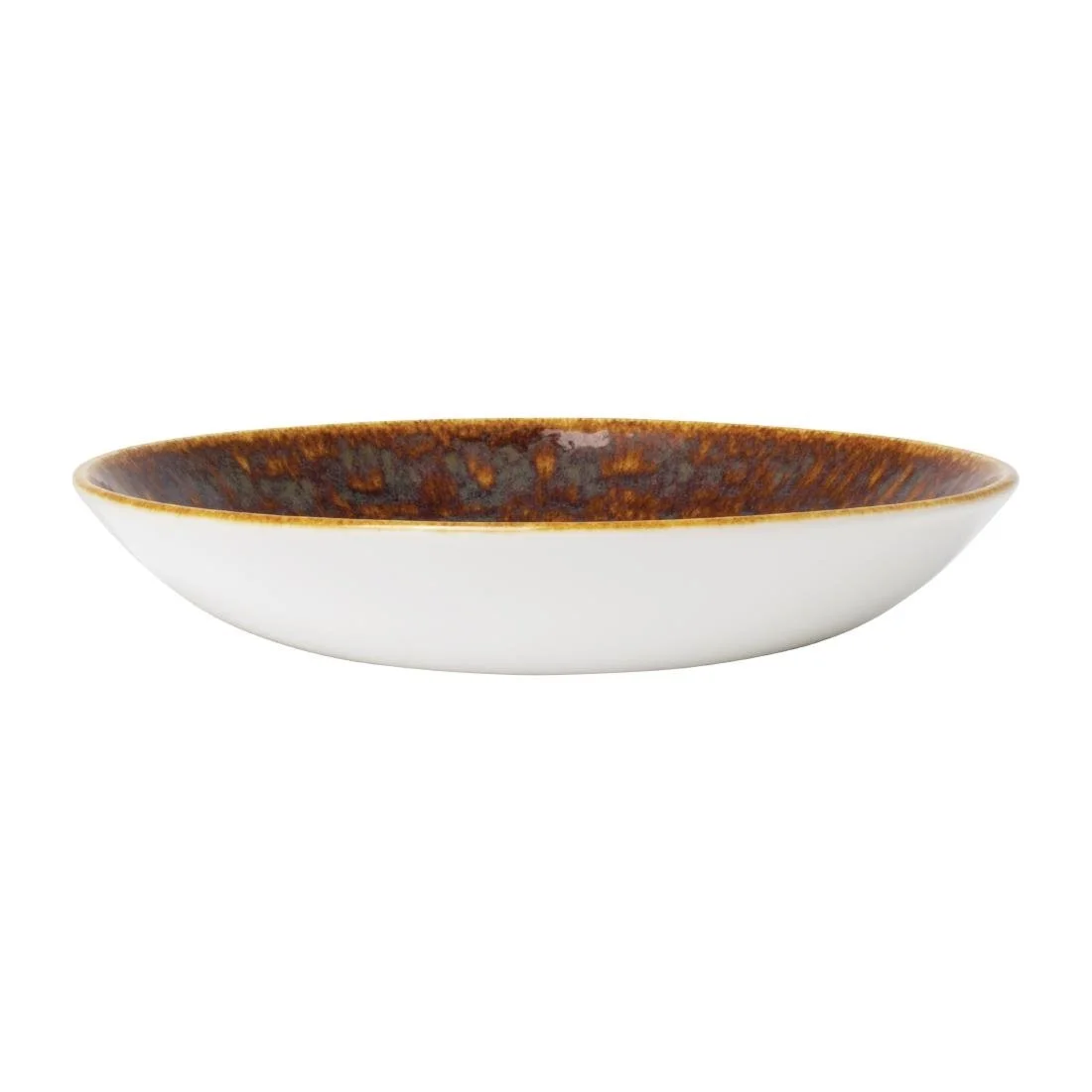 Steelite Vesuvius Coupe Bowls Amber 215mm (12 Pack) - Image 2