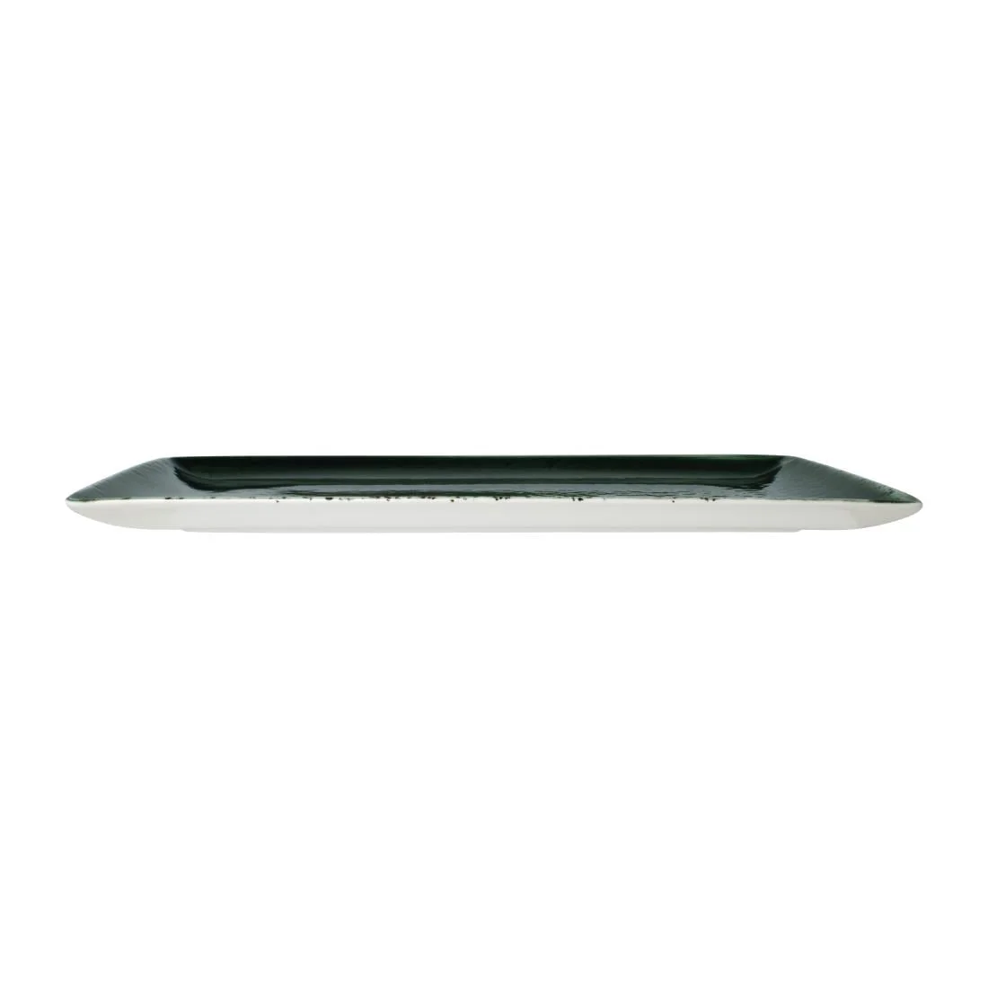 Steelite Vesuvius Rectangle Three Burnt Emerald 330x 190mm (12 Pack) - Image 2