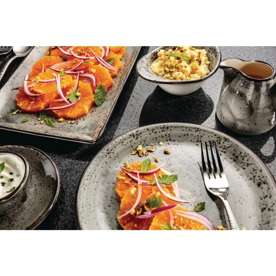 Steelite Smoke Coupe Plates 255mm (12 Pack) - Image 3