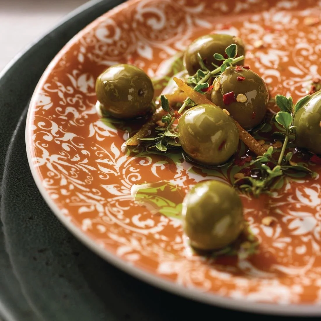 Steelite Ink Coupe Plates Legacy Ginger 203mm (12 Pack) - Image 2