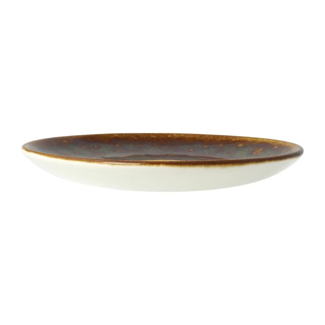 Steelite Vesuvius Amber Saucers 152mm (12 Pack) - Image 2