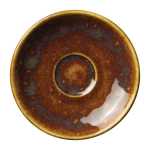 Steelite Vesuvius Amber Saucers 125mm (12 Pack)