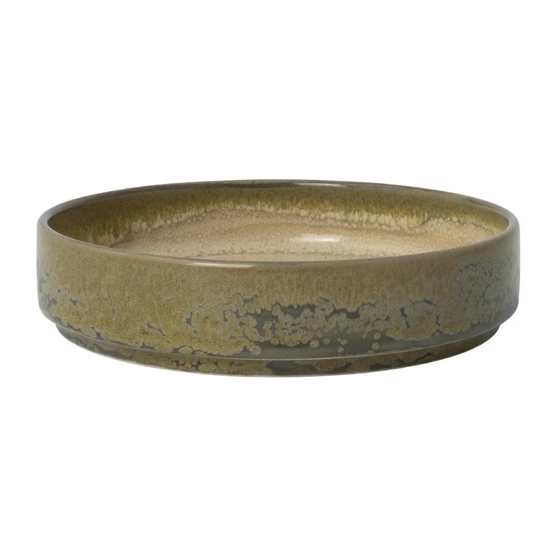 Steelite Aurora Revolution Granite Round Stacking Trays 135mm (12 Pack)