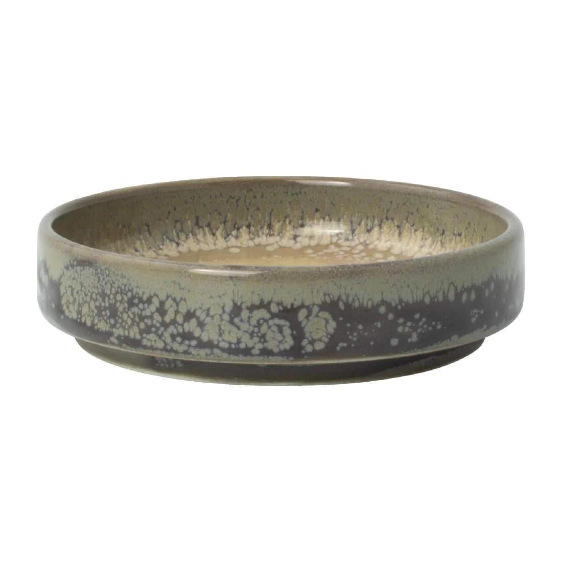 Steelite Aurora Revolution Granite Round Stacking Trays 10mm (12 Pack)