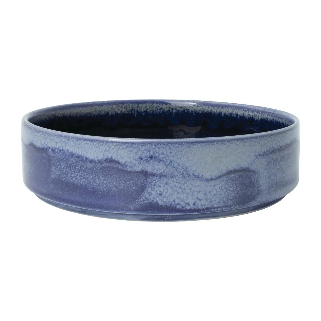 Steelite Aurora Vesuvius Round Stacking Trays Lapis 202mm (12 Pack) - Image 1