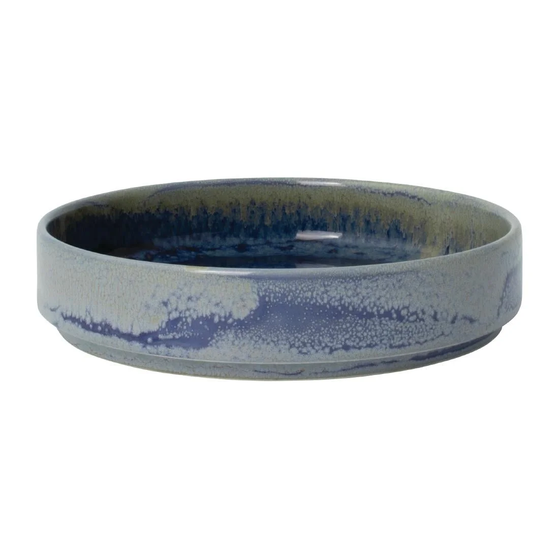 Steelite Aurora Vesuvius Round Stacking Trays Lapis 135mm (12 Pack)