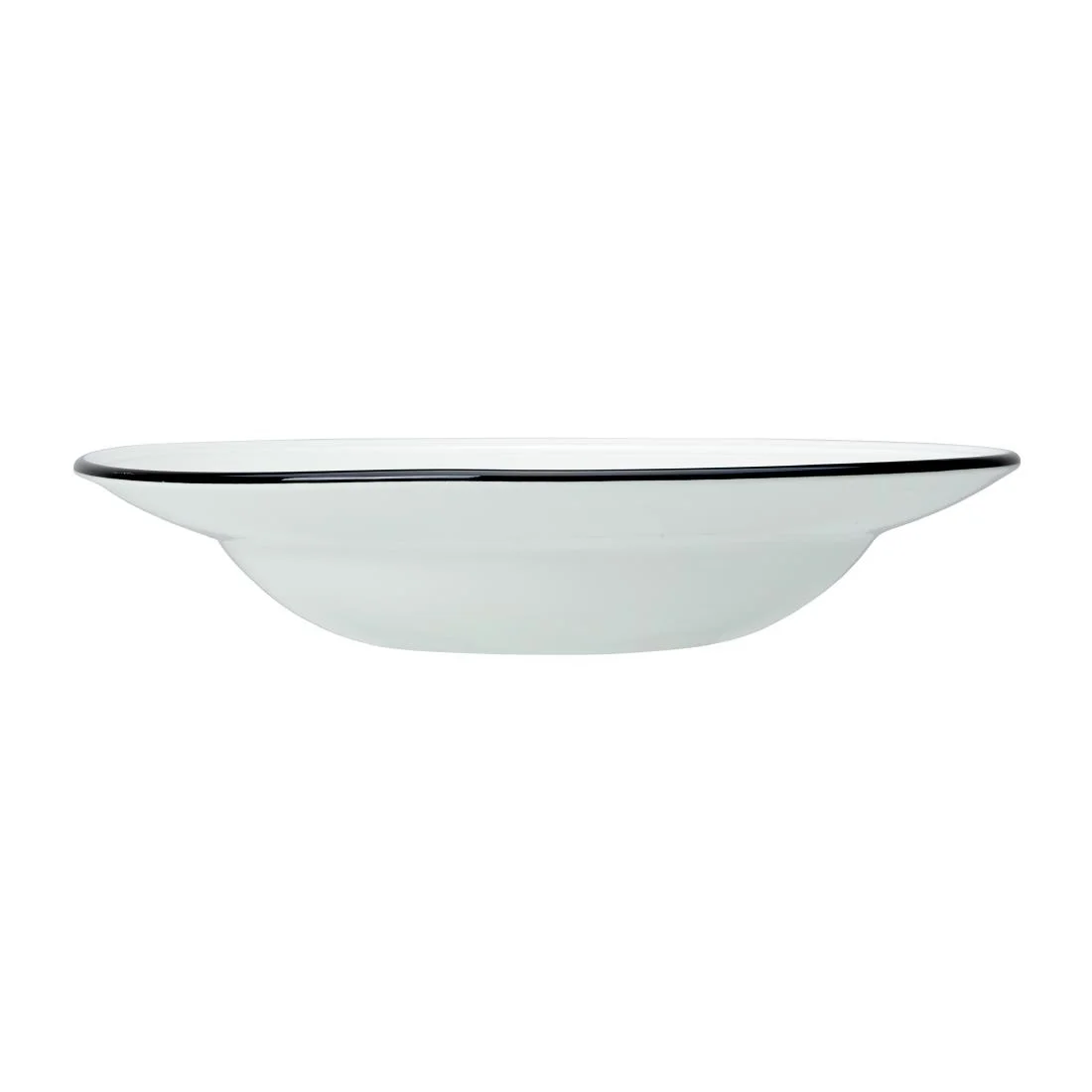 Steelite Bead Black Band Pasta Plates 240mm (12 Pack) - Image 2