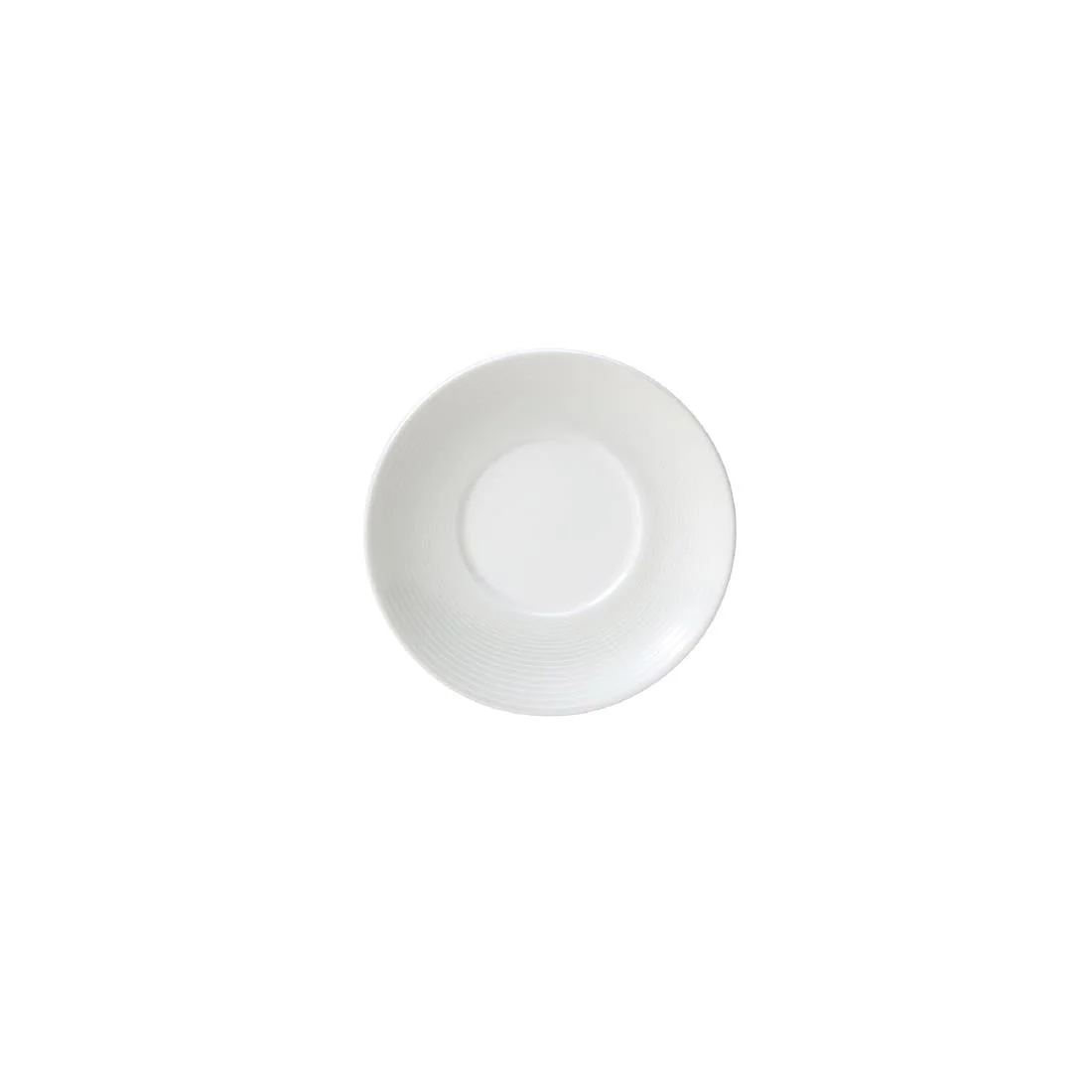 William Edwards Spiro Espresso Saucers White 120mm (12 Pack)
