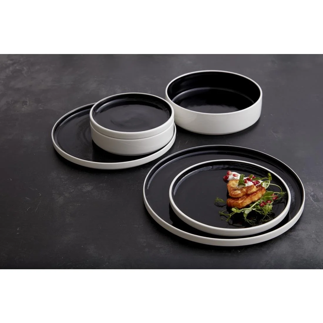 Steelite Nyx Stacking Plates 165mm (12 Pack) - Image 7