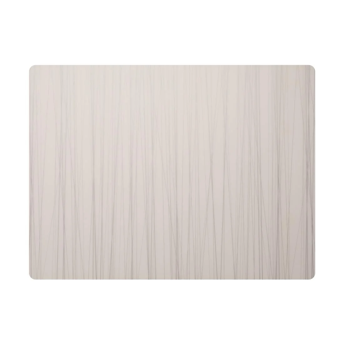 Steelite Modern Twist Silicone Placemat Silver Stream 305x406mm (12 Pack)