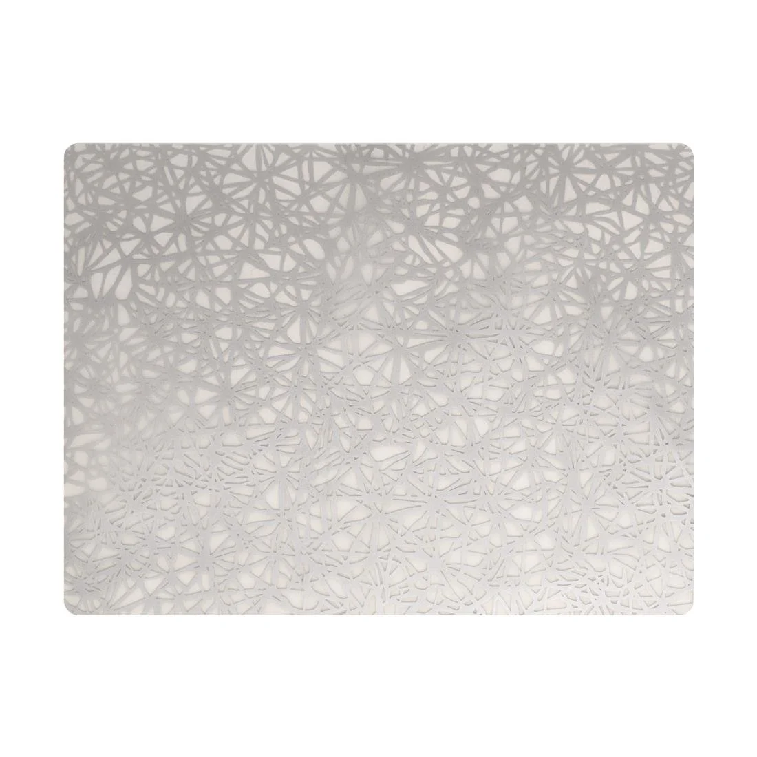 Steelite Modern Twist Silicone Placemat Silver Twine 305x406mm (12 Pack)
