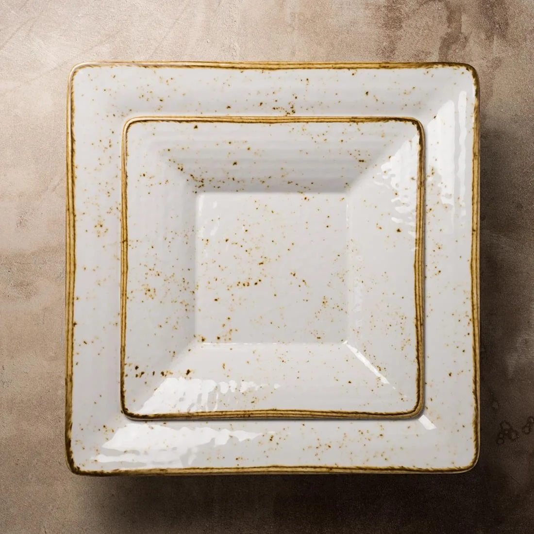 Steelite Craft White Buffet Square Pebble Bowls 343mm (6 Pack) - Image 4
