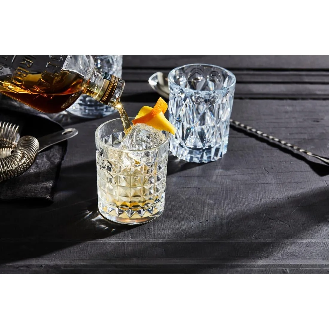 Steelite Highland Clear Cut Tumbler 266ml (Box 24)(Direct) - Image 3