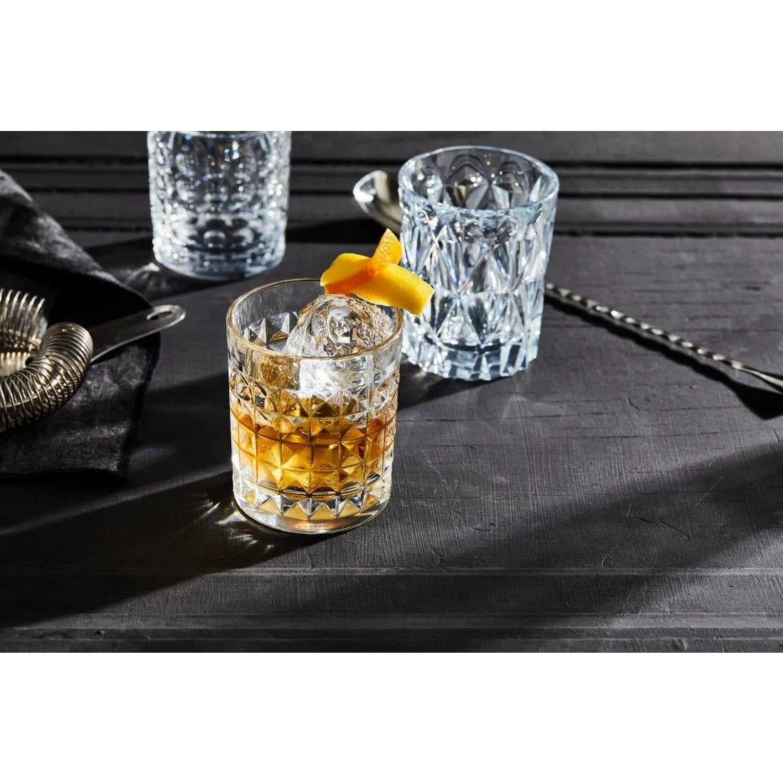 Steelite Highland Clear Cut Tumbler 266ml (Box 24)(Direct) - Image 2