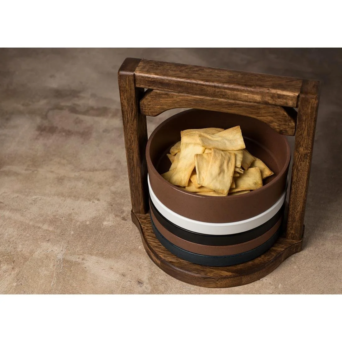 Steelite Cali Redwood Stack Plates 159mm Dia 22mm H (6 Pack) (Direct) - Image 3