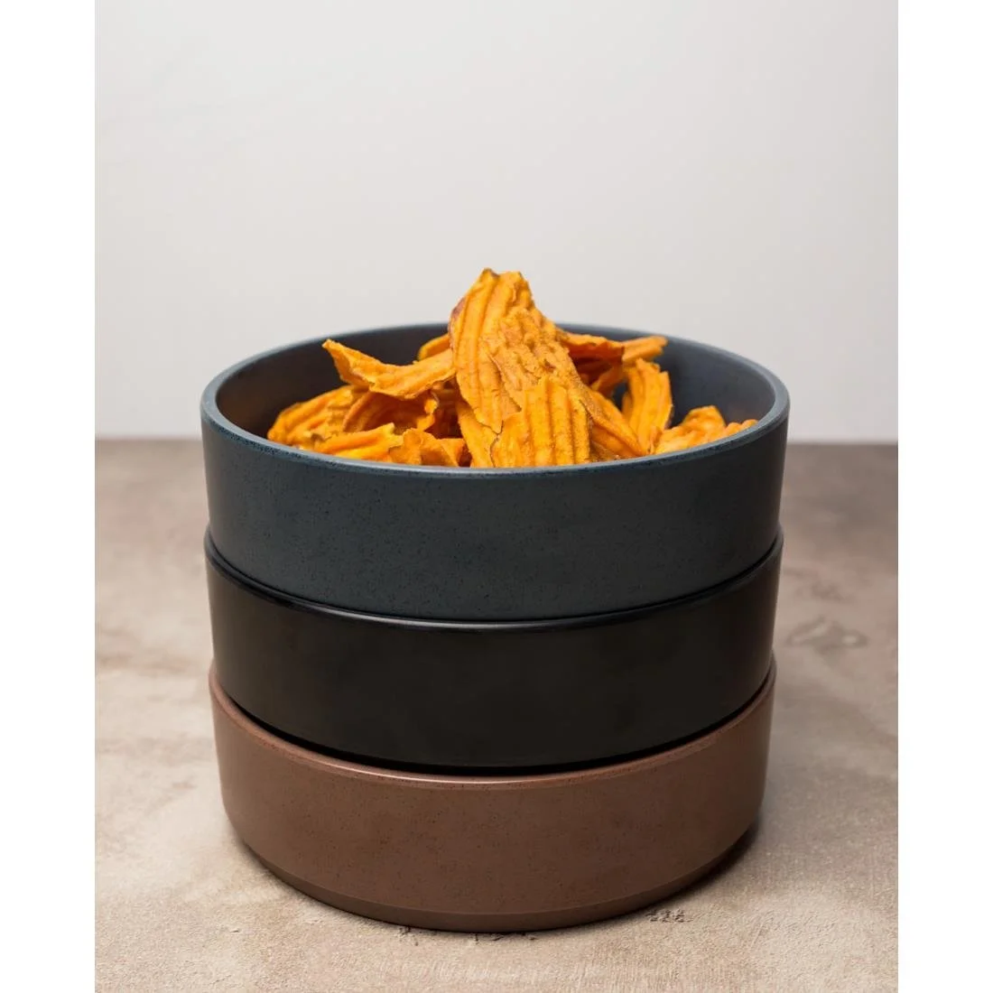 Steelite Cali Black Stack Bowls 159mm Dia 48mm H 590ml (6 Pack) (Direct) - Image 4