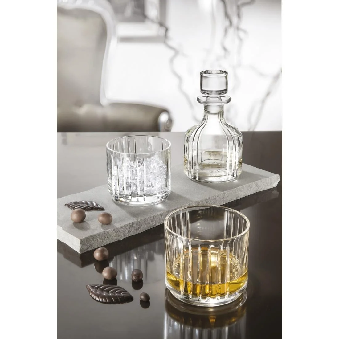 RCR Cristalleria Combo Stacking Double Old Fashioned Tumbler 370ml (Pack of 12) - Image 2