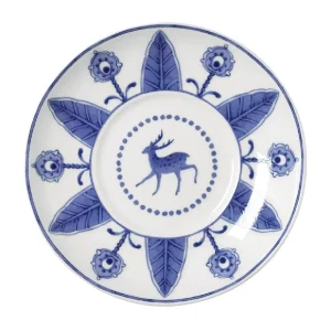 William Edwards Sultan's Garden Blue Espresso Saucers Fits AND0112 (12 Pack)