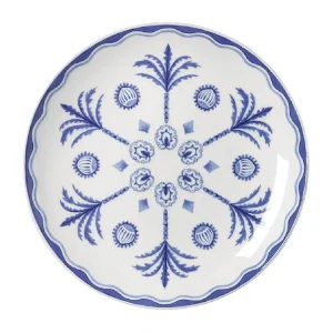 William Edwards Sultan's Garden Blue Plates Coupe 210mm (12 Pack)