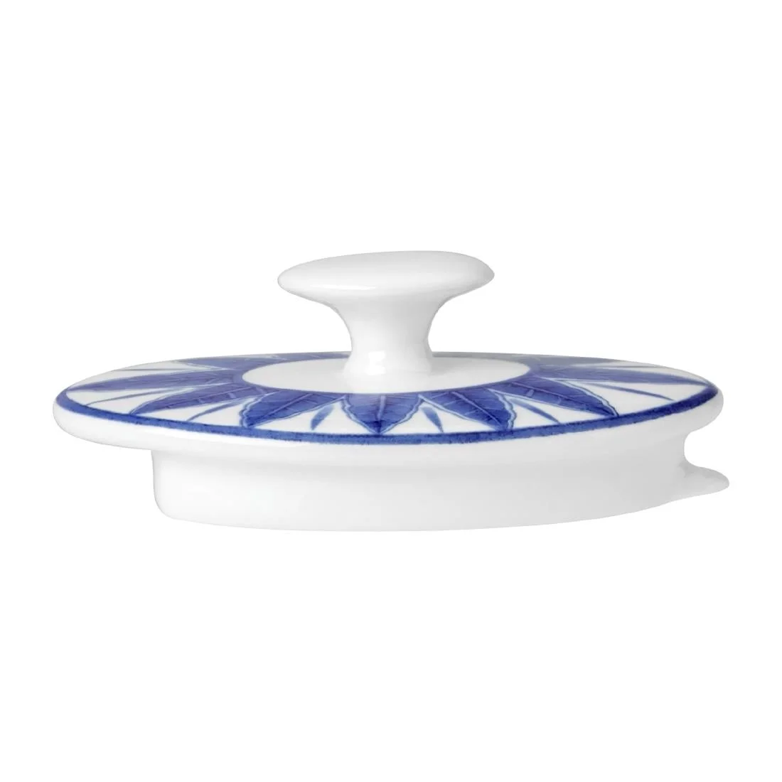William Edwards Sultan's Garden Blue 2 Cups Oval Teapot Lid Only (6 Pack)