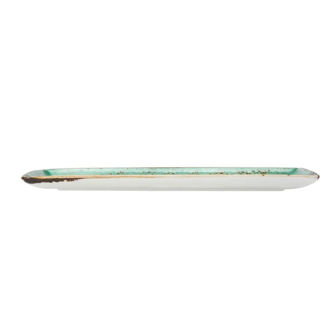 Steelite Craft Aqua Rectangle Three Plates 320x190mm (6 Pack) - Image 2