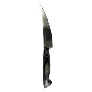 Adam Simha Lovell Steak Knives Grey, White and Black 20.3cm (6 Pack)