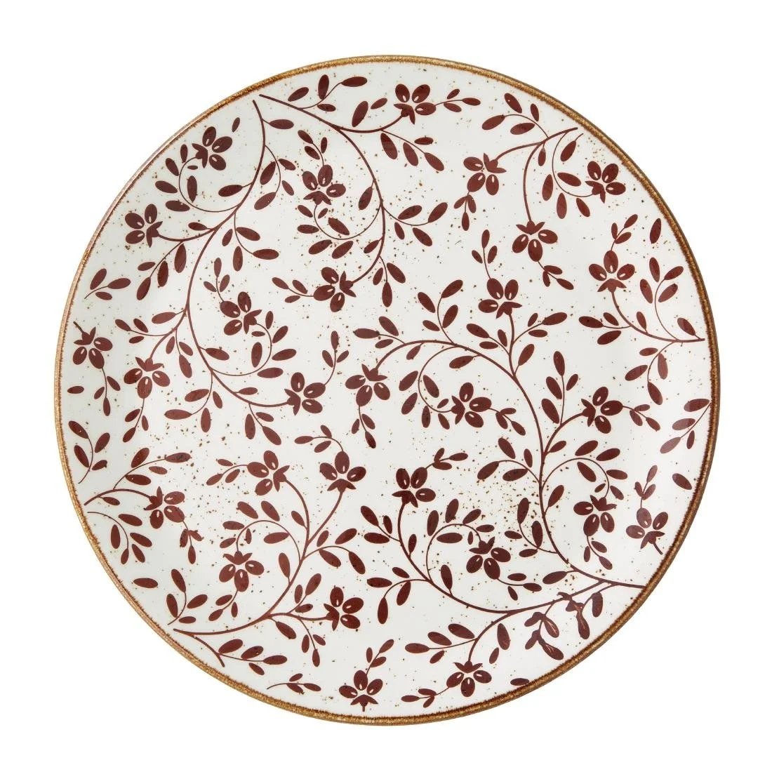 Steelite Performance Flora Coupe Plates Brown 280mm (12 Pack)