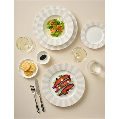 William Edwards Bakewell Classic Plates Taupe 300mm (12 Pack)