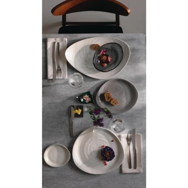 Steelite Scape Glass Oval Bowls 200mm